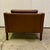 1970s Danish Modern Brown Leather Arm Chair in the Style of Børge Mogensen For Sale In New York - Image 6 of 9