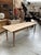 Solid Oak Farmhouse Table For Sale - Image 9 of 9