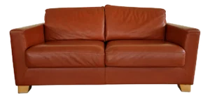 Art Deco Leather Sofa