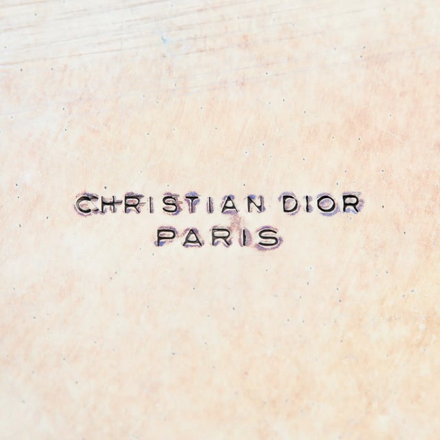 Mid 20th Century Vintage Christian Dior Paris Silver Plated Bottle Cooler For Sale - Image 5 of 12