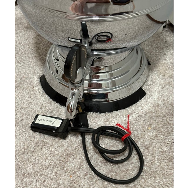 Manning Bowman & Co. Midcentury Manning-Bowman Art Deco Globe Percolator Coffeemaker For Sale - Image 4 of 8