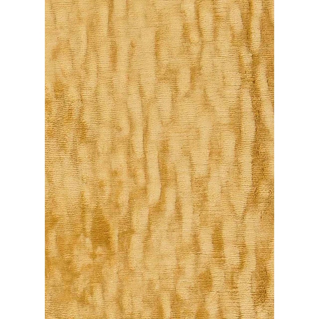 Contemporary Abstract Sand Dunes Silk Tibetan Rug by Doris Leslie Blau For Sale - Image 4 of 7