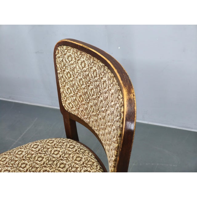 Dining Chairs from Thonet, Former Czechoslovakia, 1940s, Set of 4 For Sale - Image 12 of 17