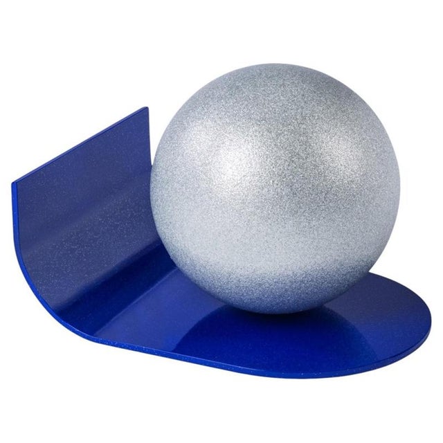 Metal Galactica Mappaluna Decorative Object in Powder-Coated Aluminum by Altreforme For Sale - Image 7 of 7