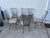 Vintage Mid Century Modern Shaver Howard Slatted Steel Back Dining Chairs Set of 6 With Patina For Sale - Image 12 of 12