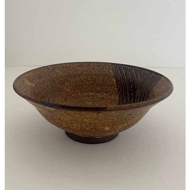 Mid-Century Modern Mid-Century Ceramic Bowl For Sale - Image 3 of 6