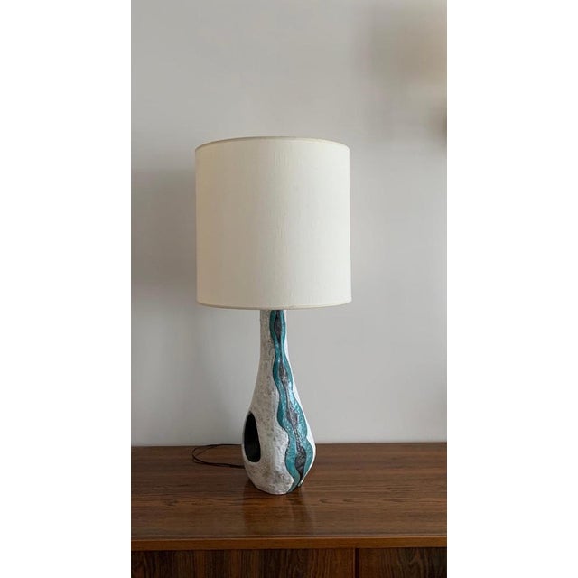 Asymmetrical Lamp in Ceramic by Vallauris, France, 1950s For Sale - Image 17 of 18