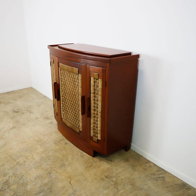 1960s 1960s Original Bar Credenza in the style of Clara Porset For Sale - Image 5 of 17