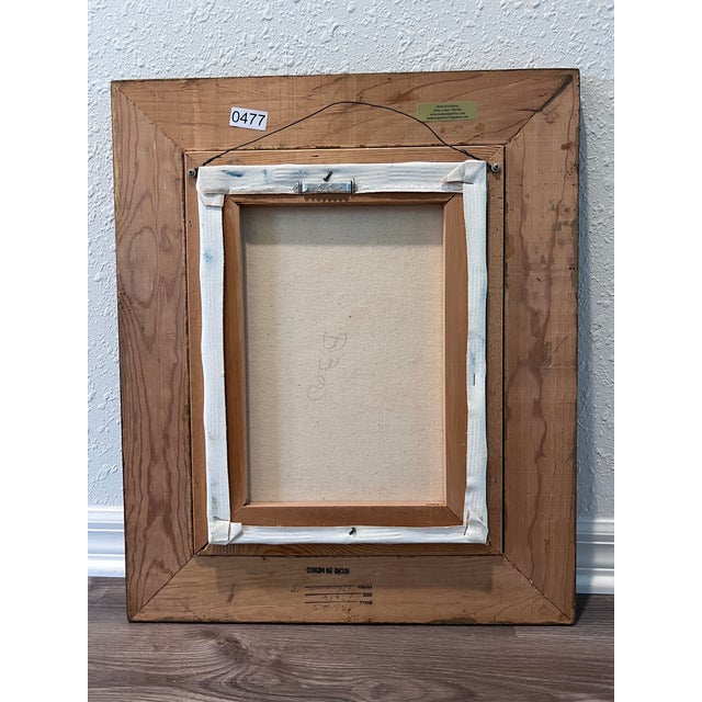 Textile Late 20th Century Majestic Tall Ship Original Oil Painting on Canvas – Signed Hoffman – Framed For Sale - Image 7 of 7