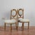 Antique Walnut Chairs with Blue Fabric, 1800s, Set of 2 For Sale - Image 4 of 17