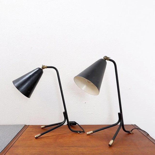 Lamps by Svend Aage Holm Sørensen for Holm Sørensen & Co., 1950s, Set of 2 For Sale - Image 4 of 16