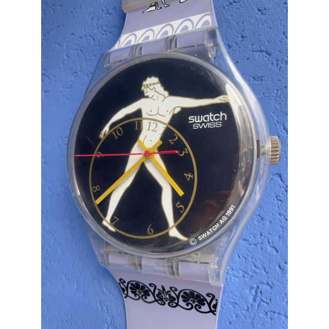 Vintage Wall Clock from Swatch, 1992 For Sale - Image 3 of 9