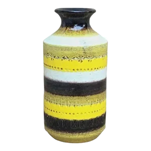 Mid-Century Modern Cuneiform Pattern Vase