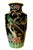 For consideration is an impressive Japanese black enamel porcelain Bird of Paradise floral and avian vase. Dating to the...