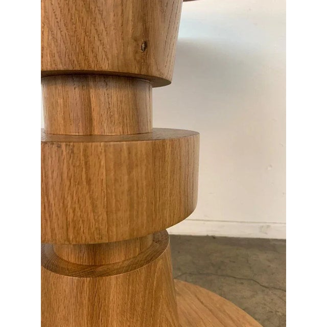 Wood Custom-Made Forma Dining Table For Sale - Image 7 of 12