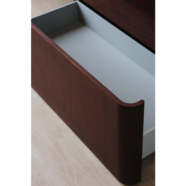 Vintage Italian Wenge Chest of Drawers, 1980s For Sale - Image 11 of 18