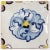 White Portuguese Tin Glazed Pottery Floral Square Azulejo Tile For Sale - Image 8 of 12