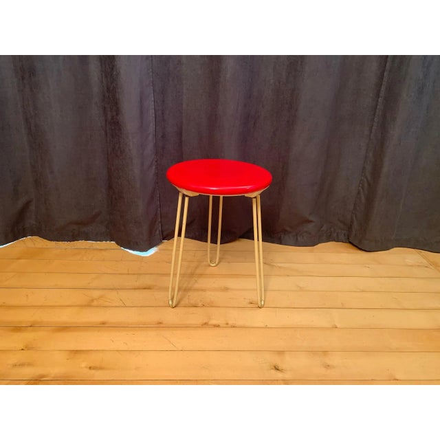 Stool with Latex Seat, Italy, 1960s For Sale - Image 9 of 9