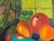 Rustic Mid-Century Original Fruit Still Life Oil Painting For Sale - Image 3 of 8