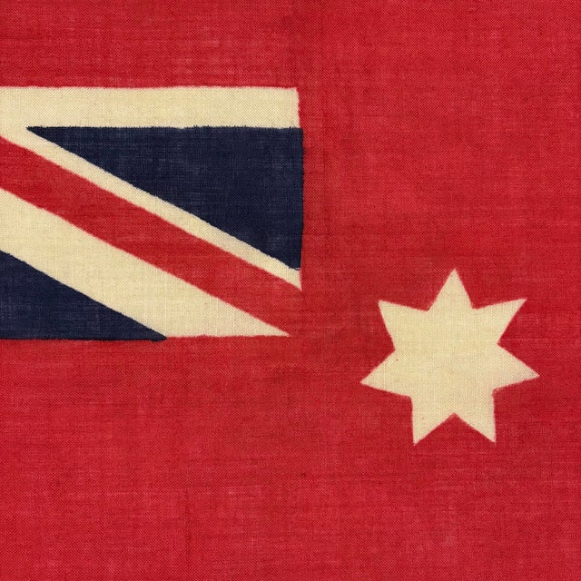 Vintage Wool Flag of Australia, Red Ensign For Sale - Image 4 of 6