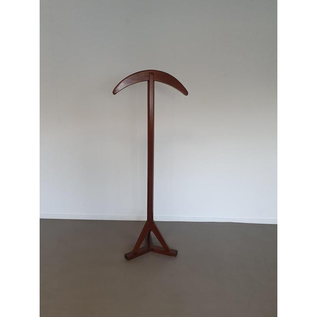 Wood Vintage Standing Coat Rack For Sale - Image 7 of 9