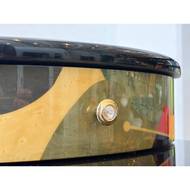 Vintage Chest of Drawers with Mirror by Carlo Malnati, 1980s For Sale - Image 10 of 15