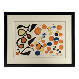 Alexander Calder, "Spring Carnival" Authentic Lithograph, 1969
