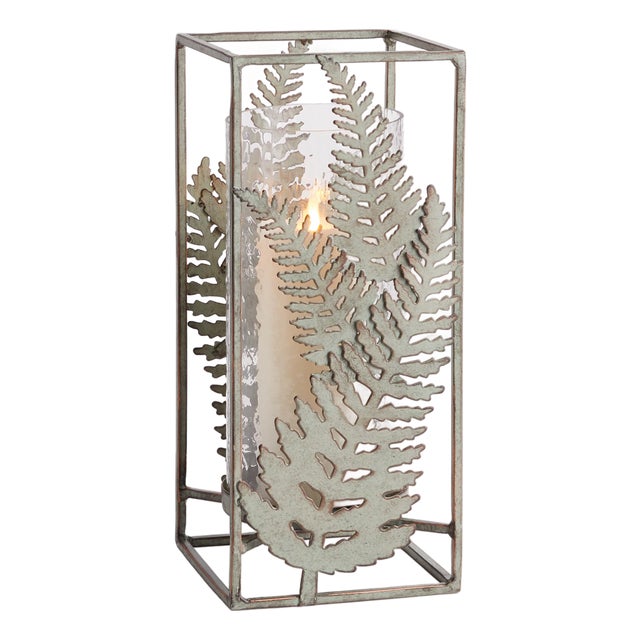 Verdigris Fern Hurricane Large For Sale