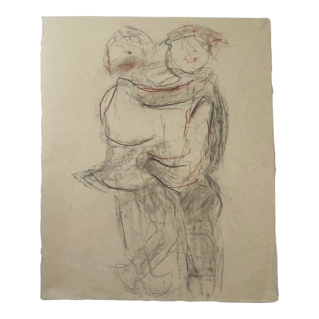 Mother and Child Drawing For Sale