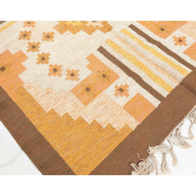 Doris Leslie Blau Swedish Flat Weave Rug by Mary Sandberg For Sale In New York - Image 6 of 8