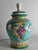 Deruta Porcelain Table Lamp with Hand-Painted Grape Decoration, Italy, 1960s For Sale - Image 12 of 17