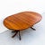 Restored Mid Century Modern Round Walnut Pedestal Base Dining Table For Sale - Image 14 of 14
