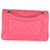 Chanel Pink Quilted Lambskin Small Classic Double Flap Bag For Sale - Image 4 of 10
