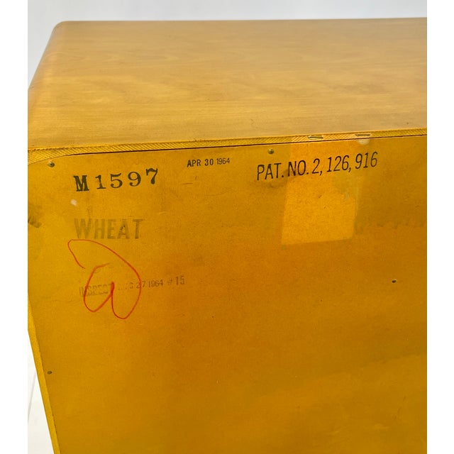 Mid-Century Modern Heywood-Wakefield Solid Birch Server Cabinet in Wheat (Model M1597) For Sale - Image 10 of 15