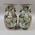 Pair Chinese Nanking Crackle Glaze Famille Verte Warrior Vases With Dragons, Late Qing C. 1880 For Sale In Raleigh - Image 6 of 10