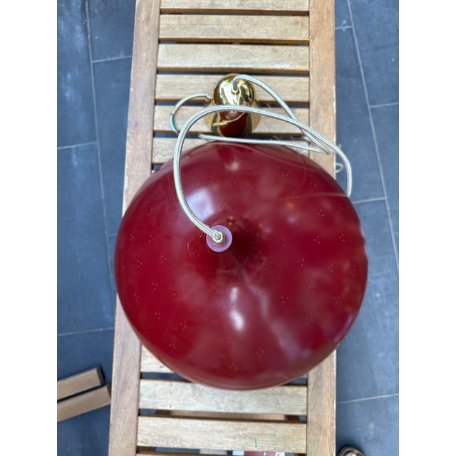 2020s 1965 Gubi Chianti Red Pendant Light For Sale - Image 5 of 7
