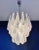 Italian Murano Glass Lattimo Petals Chandelier, 1990s For Sale - Image 15 of 18