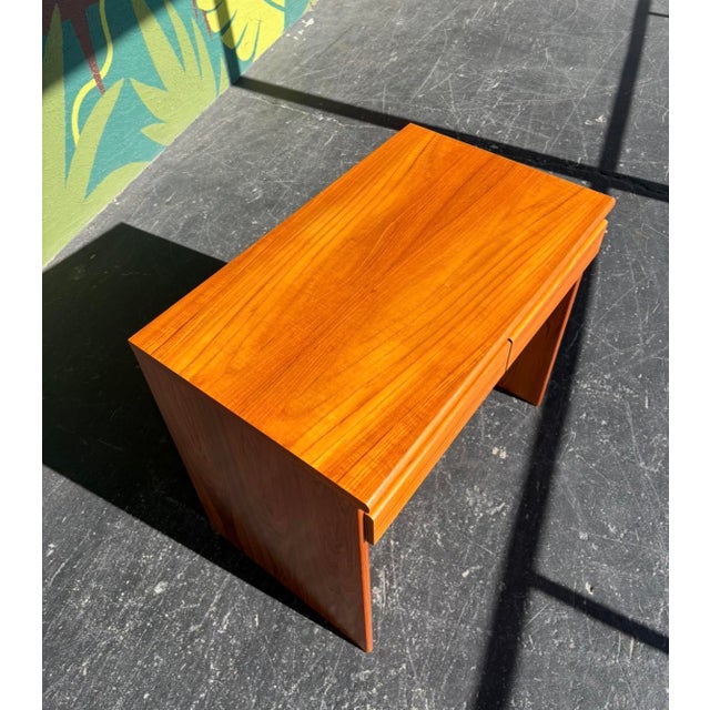 Mid-Century Modern Danish Teak Desk/Vanity For Sale - Image 3 of 11