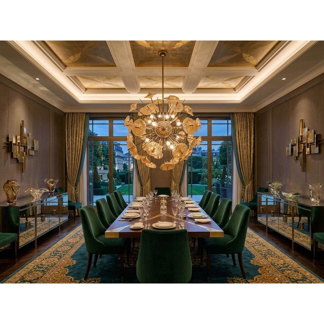 Black 21st Century Rondella Sputnik Chandelier by Fabio LTD For Sale - Image 8 of 8