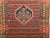 Vintage Persian Kurdish Bidjar Wide Runner Rug, Hand-Knotted Wool, Paisley Pattern, Terracotta & Blue, 4x11 For Sale - Image 9 of 12