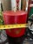 Vintage Red Leather Briard Ice Bucket/Champagne Bucket With Gold Accents For Sale - Image 4 of 6