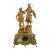 Antique French Alabaster Clock "La Walkyrie" by Ernest Rancoulet (1875-1915) For Sale