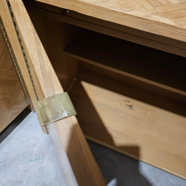 Pair of Mid-Century Parquetry Cabinets/Servers For Sale - Image 10 of 12