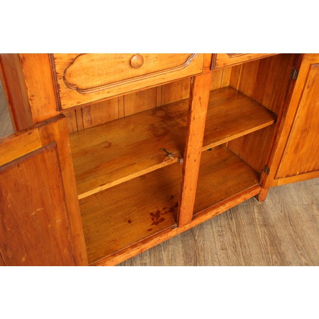 Antique Pine Jelly Cupboard Cabinet For Sale - Image 4 of 18