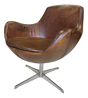 Mid-Century Modern Spanish Swivel Lounge Chair by Grassoler Rosetta, 1970s