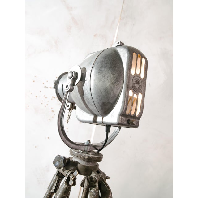 Patt 23 Spotlight Floor Lamp in Bead-Blasted Aluminium from Strand Electric, England, 1960s For Sale - Image 15 of 16