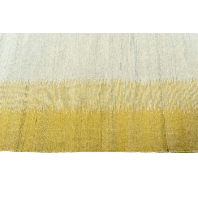 Modern Handwoven Fars Kilim Rug For Sale - Image 6 of 8