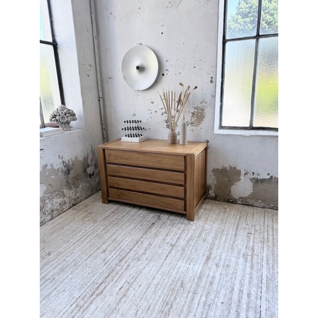 Wood Elm Commode from Maison Regain, 1960s For Sale - Image 7 of 18
