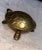 Mid-Century Modern 1970s Mid-Century Modern Brass Turtle Keepsake Cone/Loose Incense Herb Burner Ashtray For Sale - Image 3 of 12