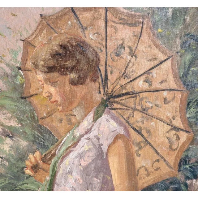 Luplau Janssen, Fanø, Painting, Oil on Canvas, 1926, in Good conditions.